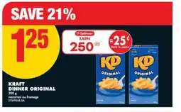 No Frills KRAFT DINNER ORIGINAL, 200 g offer