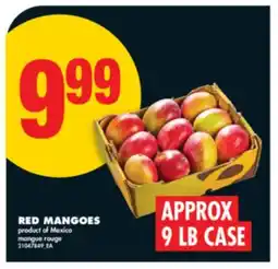 No Frills RED MANGOES, APPROX 9 LB CASE offer