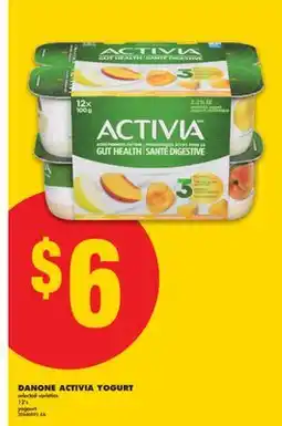 No Frills DANONE ACTIVIA YOGURT, 12's offer
