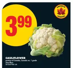 No Frills CAULIFLOWER offer