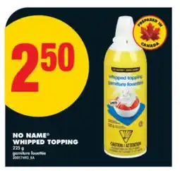 No Frills NO NAME WHIPPED TOPPING, 225 g offer