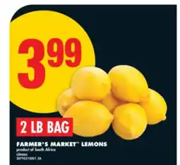 No Frills FARMER'S MARKET LEMONS, 2 LB BAG offer