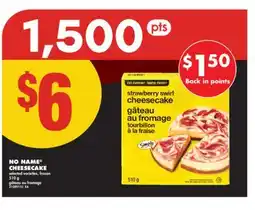 No Frills NO NAME CHEESECAKE, 510 g offer