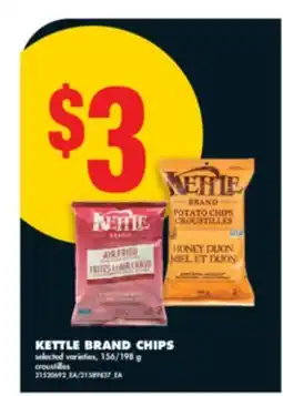 No Frills KETTLE BRAND CHIPS, 156/198 g offer