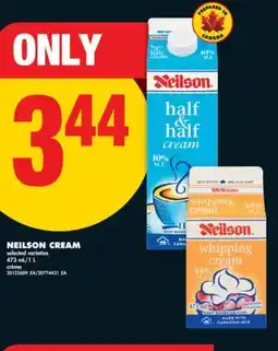 No Frills NEILSON CREAM, 473 mL/1 L offer