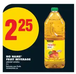 No Frills NO NAME FRUIT BEVERAGE, 2 L offer