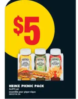 No Frills HEINZ PICNIC PACK, 3x375 mL offer