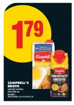 No Frills CAMPBELL'S BROTH, 250/900 mL offer