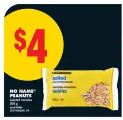 No Frills NO NAME PEANUTS, 500 g offer