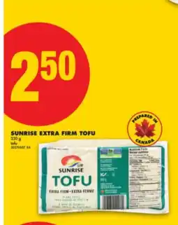 No Frills SUNRISE EXTRA FIRM TOFU, 350 g offer