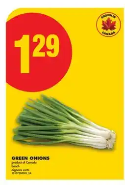 No Frills GREEN ONIONS, bunch offer
