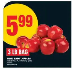 No Frills PINK LADY APPLES, 3 LB BAG offer