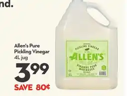 Longo's Pure Pickling Vinegar offer