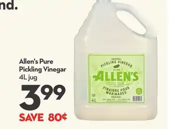 Longo's Pure Pickling Vinegar offer