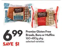 Longo's Gluten Free Breads, Buns or Muffins offer