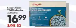 Longo's Frozen Wild Blueberries offer