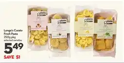 Longo's Curato Fresh Pasta offer
