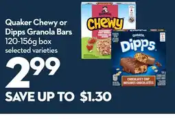 Longo's Chewy or Dipps Granola Bars offer