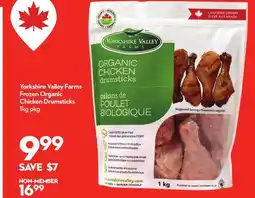 Longo's Frozen Organic Chicken Drumsticks offer