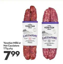 Longo's Milld or Hot Cacciatore offer