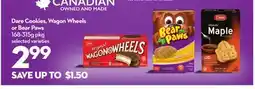 Longo's Cookies, Wagon Wheels or Bear Paws offer