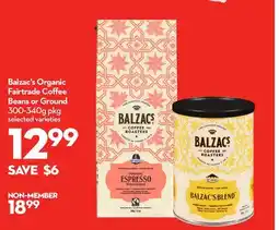 Longo's Organic Fairtrade Coffee Beans or Ground offer