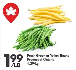Longo's Fresh Green or Yellow Beans offer