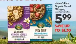 Longo's Nature's Path Organic Cereal offer