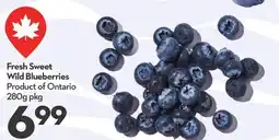 Longo's Fresh Sweet Wild Blueberries offer
