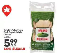 Longo's Fresh Organic Whole Chicken offer
