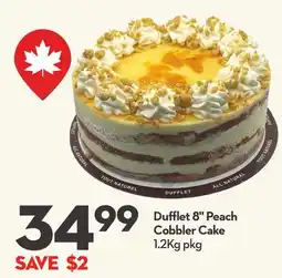 Longo's 8 Peach Cobbler Cake offer