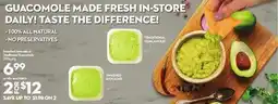 Longo's Smashed Avocado or Traditional Guacamole offer
