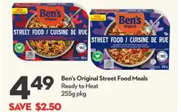 Longo's Street Food Meals to offer
