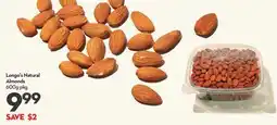 Longo's Natural Almonds offer