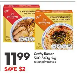 Longo's Crafty Ramen offer