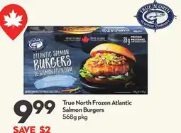 Longo's Frozen Atlantic Salmon Burgers offer