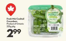 Longo's Fresh Mini Cocktail Cucumbers offer