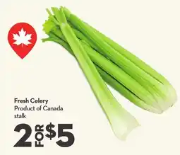 Longo's Fresh Celery offer
