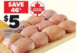 Loblaws CHICKEN THIGHS offer