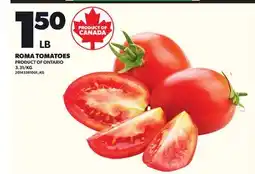 Loblaws ROMA TOMATOES offer