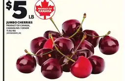 Loblaws JUMBO CHERRIES offer