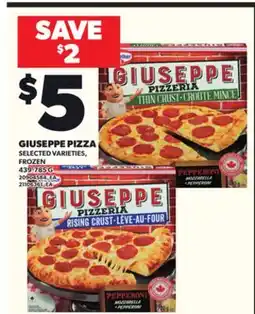 Loblaws GIUSEPPE PIZZA, 439-785 G offer