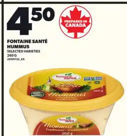 Loblaws FONTAINE SANTÉ HUMMUS, 260 G offer