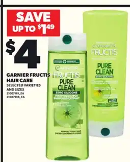 Loblaws GARNIER FRUCTIS HAIR CARE offer