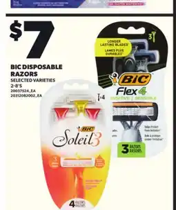 Loblaws BIC DISPOSABLE RAZORS, 2-8'S2 offer