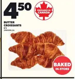 Loblaws BUTTER CROISSANTS, 6'S offer