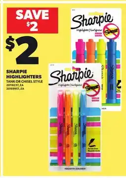 Loblaws SHARPIE HIGHLIGHTERS offer