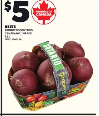Loblaws BEETS, 1.5 L offer