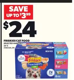 Loblaws FRISKIES CAT FOOD, 24 'S offer