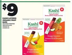 Loblaws KASHI LAYERED ORGANIC FRUIT BARS, 118 G/8 X 14.8 G offer